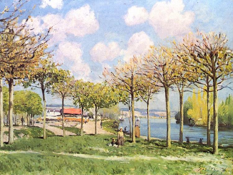 Alfred Sisley Die Seine bei Bougival Germany oil painting art